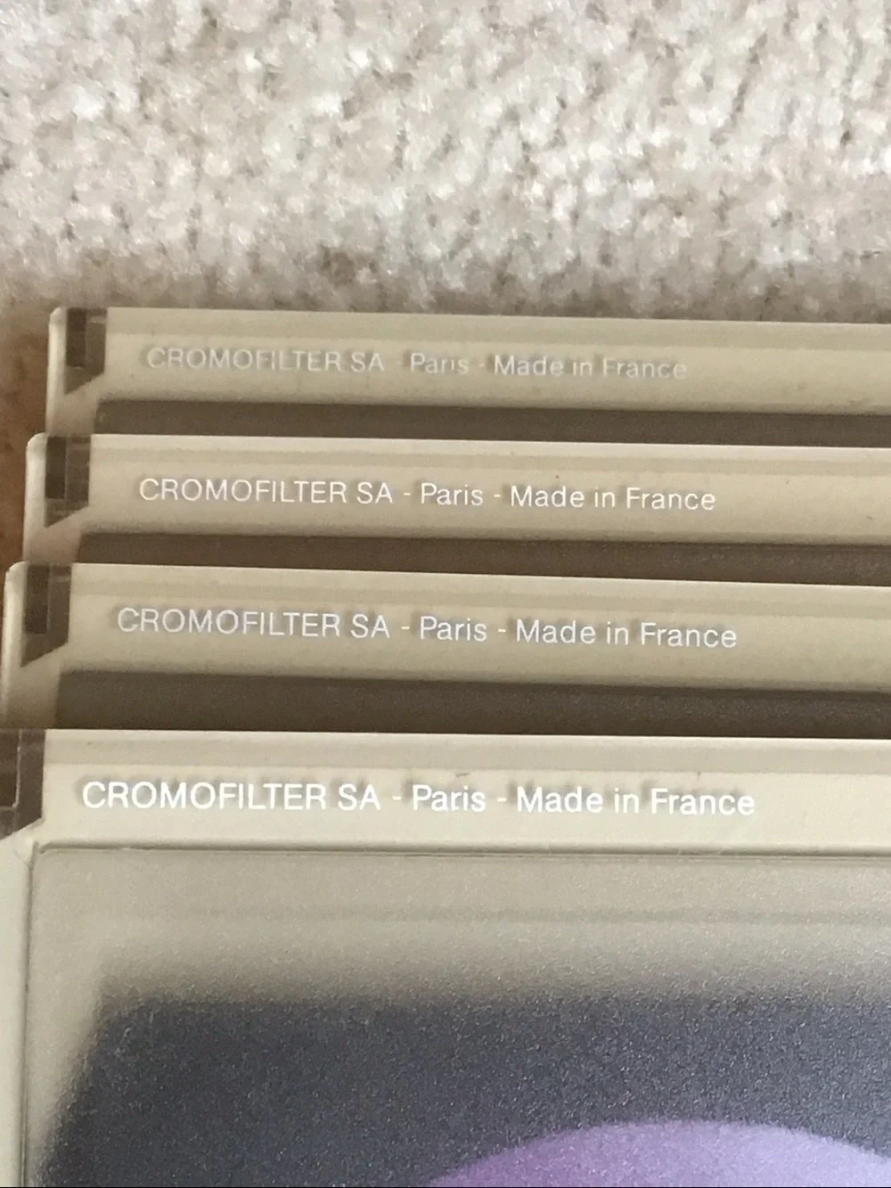 4 Vintage Cokin Cromofilter SA, P 194, P 025, P 083, and P 86 with original case